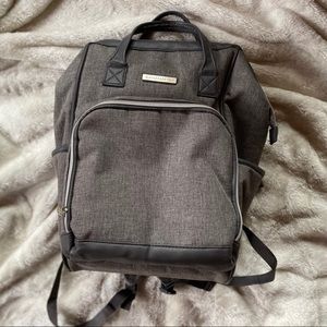 BANANAFISH DIAPER BAG - BACKPACK STYLE - GREY
